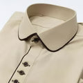 Beige Color Premium Shalwar Kameez Design with Balck Contrast